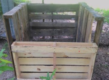 compost bin for building a DIY compost bin from wooden pallets
