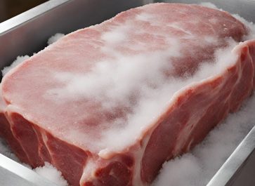 using salt to preserve meat in a stainless steel pan