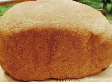 loaf of sourdough bread cooling
